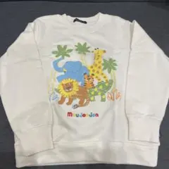 moujonjon 動物プリント トレーナー 110