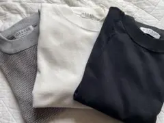 ★3枚セット/新品★オリヒカGARAGE ショートスリーブ ニットTシャツ