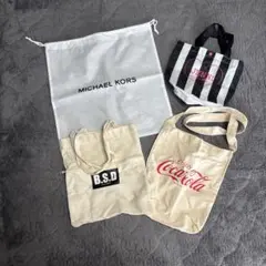 トート巾着セット（MICHAEL KORS, JENNI, Coca-Cola）