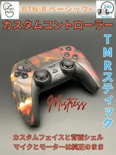 PS5 カスタム　デュアルセンス　TMRスティック BTN-R ベーシック＋