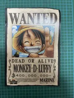 麦わらストア　モンキー・D・ルフィ手配書ブロマイド