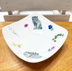 藤田嗣治 小皿 猫 たち吉 豆皿 レオナールフジタ ① 小物入れ 猫グッズ