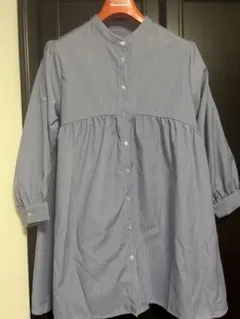 ストライプ Aラインチュニック