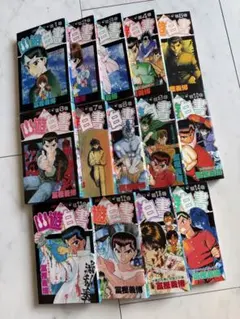 幽遊白書 1〜19巻 全巻コミックセット ほぼ初版 冨樫義博 - メルカリ