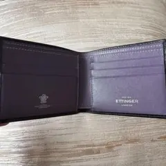 ETTINGER エッティンガー【ST】BILLFOLD 二つ折り財布　パープルのサムネイル