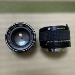 MINOLTA MC ROKKOR-PF 55mm F1.7+2倍テレコンセットのサムネイル