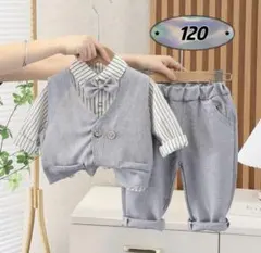 ☆新品☆フォーマル 男の子　セットアップ　入園式　結婚式　スーツ　120cm