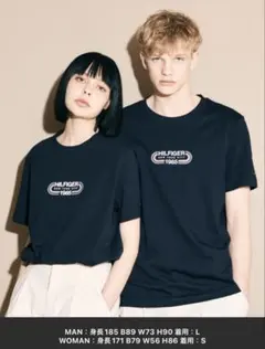TOMMY HILFIGER ユニセックス　ネイビー