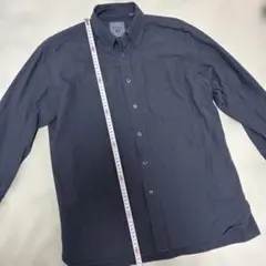 UNIQLO ネイビー長袖シャツ Mサイズ