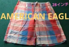 AMERICAN EAGLE♪28♪ハーフパンツ♪アメリカンイーグル♪チェック♪