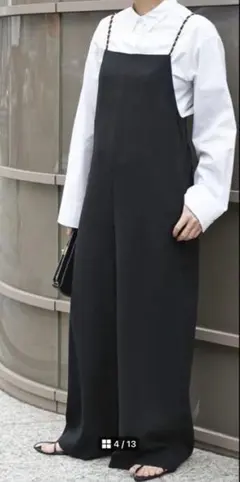 EVERYDAY I LIKE ブラックチェーンストラップオールインワンのサムネイル