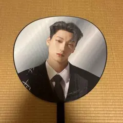 ATEEZ ミンギ サイン入り うちわ ATEEZ - ATEEZ アチズ うちわ ミンギ BREAK THE WALL 新品未開封の通販