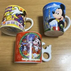 ディズニー　スーベニアカップ 3点セット