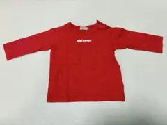 miki HOUSE 赤 Tシャツ サイズ80