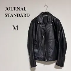 ジャーナルスタンダード 牛革100% ダブルライダースジャケット ダブルジップ