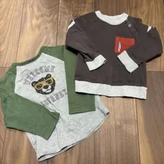 プティマイン パカパカ 長袖 トレーナー 90 95 2点セット