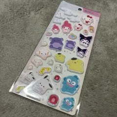 ぷっくりシール サンリオ マイメロ クロミ ハンギョドン ポムポムプリン シナモ