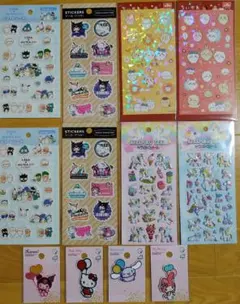 サンリオ　ちいかわ　キラぷく　しろたん✖はぴだんぶい　シールまとめセット