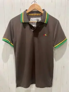 RUSTY ブラウン ポロシャツ