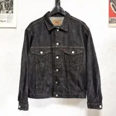 極上美品　80s 日本製　リーバイス　ブラックデニム　先染め　M ジャケット