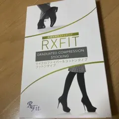 RXFIT グラデュエイテッドコンプレッションストッキング Mサイズ ネイビー
