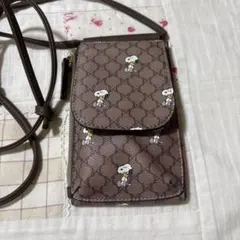 スヌーピー　ショルダー　スマホ　　美品