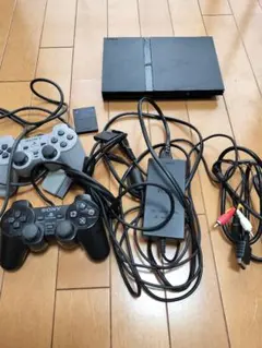 薄型PS2セット プレステ2　動作確認済み　簡易メンテ済