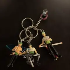 ONE PIECEワンピースゾロ キーホルダー 3体セット非売品