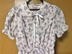 【冬値下げ中】小花柄ワンピース ピンク Honey Cinnamon