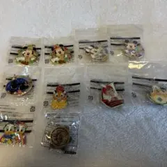 ホ*プ様 ディズニーシー　ゲーム景品　ピンバッジ　チャーム　10点セット