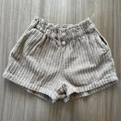 【値下げしました】ショートパンツ　コーデュロイ　80