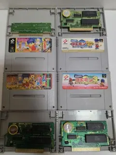 ゴエモン　４点セット　スーパーファミコンソフト　起動確認　清掃済み