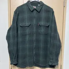00s LEVI'S shadow check flannel shirtのサムネイル