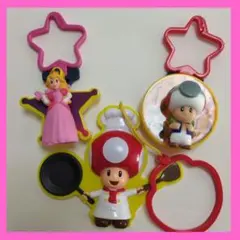 ハッピーセット マリオ マスコット キーホルダー 3点セット ピーチ姫 キノピオ