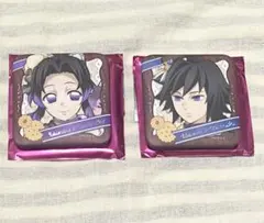 鬼滅の刃　バレンタイン　缶バッジ　義勇　しのぶ