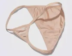 ★水着用インナースイムパンツ★アンダーショーツ★Ｔバック★Ｍサイズ★ベージュ