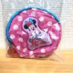 ミニーのファンダーランド ミニパル カプセルトイ ポーチ　ピンク　水玉