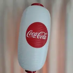 【希少】Coca-Cola 大型提灯 インテリア提灯、ローソク立無し縦54✕24のサムネイル