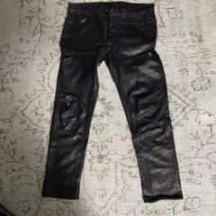 14AW メゾンマルジェラ ラム レザーパンツのサムネイル