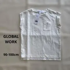GLOBAL WORK アイボリー ノースリーブTシャツ Sのサムネイル