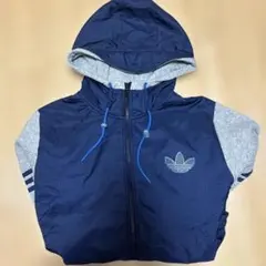 adidas リメイク 古着 ジップパーカー