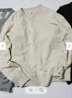 LOOPWHEELER × BEAMS PLUS オートミール　Mサイズのサムネイル