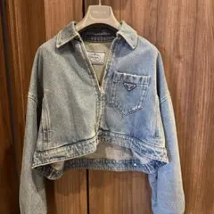 barokurolove 様専用　PRADA オーガニック　デニムジャケットのサムネイル