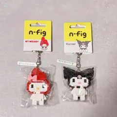サンリオ n-figキーホルダー ナノブロック マイメロディ クロミ セット