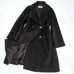 美品✨大きいサイズ Max Mara 白タグ ロングコート カシミヤブラウン