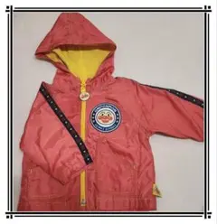 【アンパンマン】キッズ (80) アウター 赤 子供服　防寒着薄手