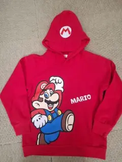 【新品タグ付き】マリオ フード付きパーカー 130cm