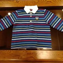 familiar ポロシャツ 100サイズ ストライプ