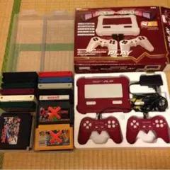 ファミコン互換ゲーム機＆ファミコンソフト11本のセット