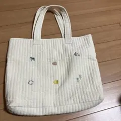 Keitto キルティングトートバッグ ホワイト